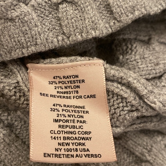 Philosophy Women's Gray Long Sleeve Top Sweater Size S/P - Picture 5 of 8